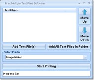 Print Multiple Text Files Software screenshot